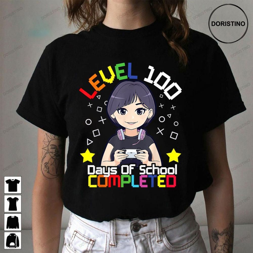 Level 100 Days Of School Completed Limited Edition T-shirts